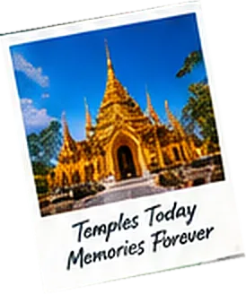 Polaroid of a golden temple: Temples today, memories forever
